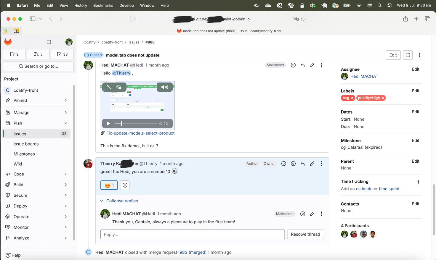 gitlab closed issue screenshot